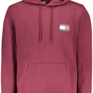 TOMMY HILFIGER MEN'S RED ZIP-UP SWEATSHIRT