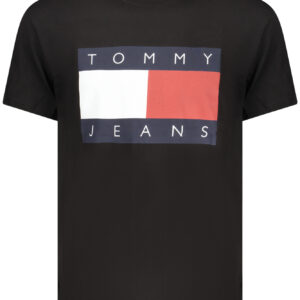 TOMMY HILFIGER MEN'S SHORT-SLEEVE T-SHIRT BLACK
