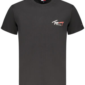 TOMMY HILFIGER MEN'S SHORT-SLEEVE T-SHIRT BLACK