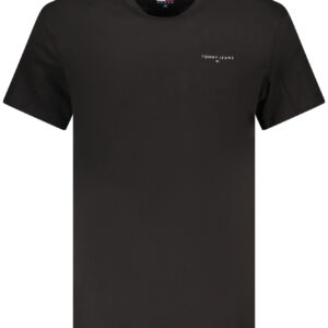 TOMMY HILFIGER MEN'S SHORT-SLEEVE T-SHIRT BLACK