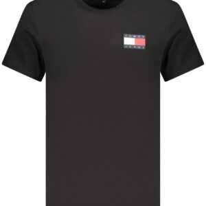 TOMMY HILFIGER MEN'S SHORT-SLEEVE T-SHIRT BLACK