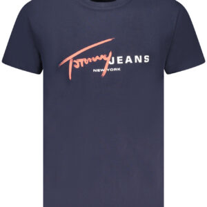 TOMMY HILFIGER MEN'S SHORT SLEEVE T-SHIRT BLUE