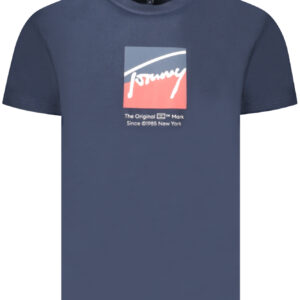 TOMMY HILFIGER MEN'S SHORT-SLEEVE T-SHIRT BLUE