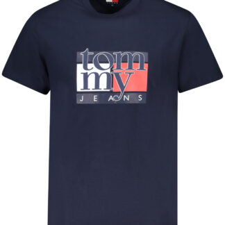 TOMMY HILFIGER MEN'S SHORT-SLEEVE T-SHIRT BLUE