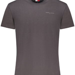 TOMMY HILFIGER MEN'S SHORT-SLEEVE T-SHIRT GREY