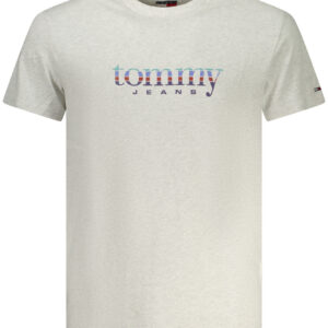 TOMMY HILFIGER MEN'S SHORT-SLEEVE T-SHIRT GREY
