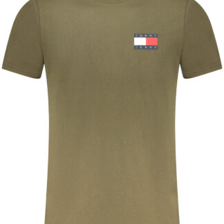 TOMMY HILFIGER MEN'S SHORT-SLEEVED T-SHIRT GREEN