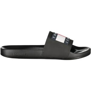 TOMMY HILFIGER MEN'S SLIPPER FOOTWEAR BLACK
