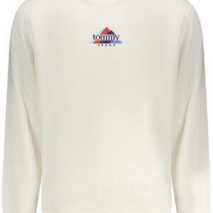 TOMMY HILFIGER MEN'S ZIP-UP SWEATSHIRT WHITE