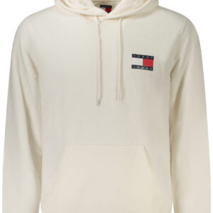 TOMMY HILFIGER MEN'S ZIP-UP SWEATSHIRT WHITE