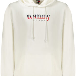 TOMMY HILFIGER MEN'S ZIP-UP SWEATSHIRT WHITE