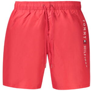 TOMMY HILFIGER RED MEN'S BOTTOM SWIMSUIT