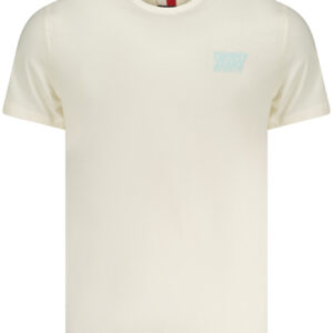 TOMMY HILFIGER SHORT SLEEVE T-SHIRT MEN BEIGE