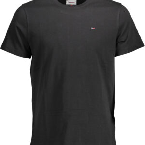 TOMMY HILFIGER SHORT SLEEVE T-SHIRT MEN BLACK
