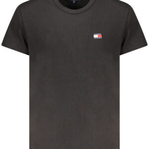 TOMMY HILFIGER SHORT SLEEVE T-SHIRT MEN BLACK