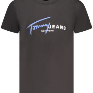 TOMMY HILFIGER SHORT SLEEVE T-SHIRT MEN BLACK