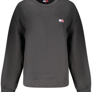 TOMMY HILFIGER SWEATSHIRT WITHOUT ZIP WOMEN BLACK