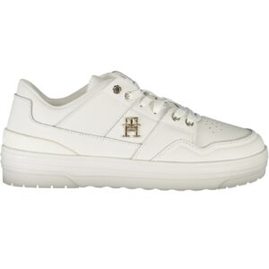 TOMMY HILFIGER WHITE WOMEN'S SPORTS SHOES