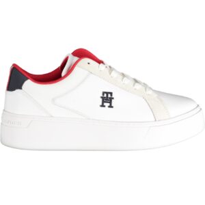 TOMMY HILFIGER WHITE WOMEN'S SPORTS SHOES