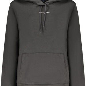 TOMMY HILFIGER WOMEN'S BLACK ZIP-UP SWEATSHIRT