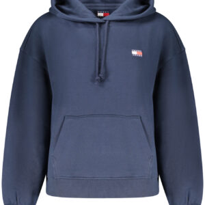 TOMMY HILFIGER WOMEN'S BLUE ZIP-UP SWEATSHIRT