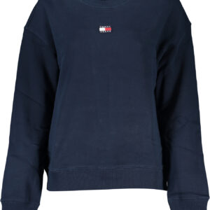 TOMMY HILFIGER WOMEN'S BLUE ZIPLESS SWEATSHIRT