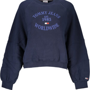 TOMMY HILFIGER WOMEN'S BLUE ZIPLESS SWEATSHIRT