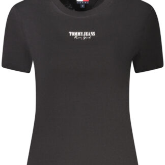 TOMMY HILFIGER WOMEN'S SHORT-SLEEVE T-SHIRT BLACK