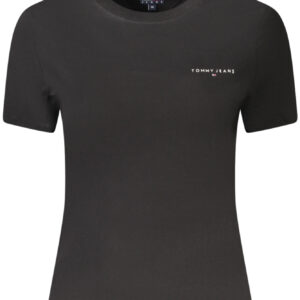 TOMMY HILFIGER WOMEN'S SHORT-SLEEVE T-SHIRT BLACK