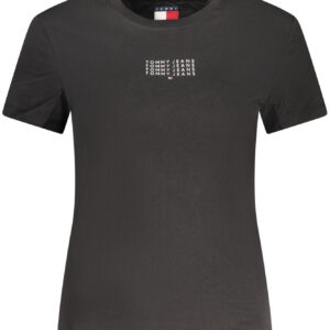 TOMMY HILFIGER WOMEN'S SHORT-SLEEVE T-SHIRT BLACK