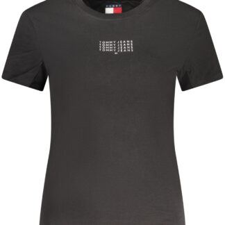 TOMMY HILFIGER WOMEN'S SHORT-SLEEVE T-SHIRT BLACK