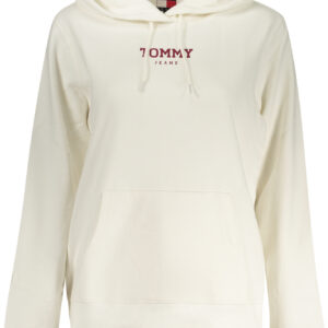 TOMMY HILFIGER WOMEN'S ZIP-UP SWEATSHIRT WHITE