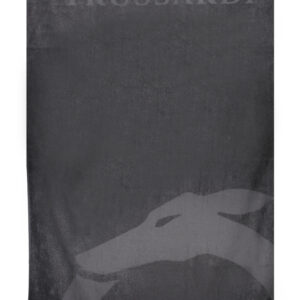 TRUSSARDI JEANS MEN'S BEACH TOWEL BLACK