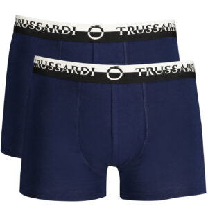 TRUSSARDI MEN'S BLUE BOXER