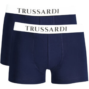 TRUSSARDI MEN'S BLUE BOXER