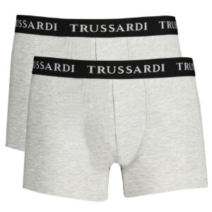 TRUSSARDI MEN'S GRAY BOXER