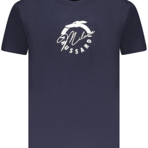 TRUSSARDI MEN'S SHORT SLEEVE T-SHIRT BLUE