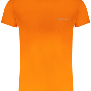 TRUSSARDI MEN'S SHORT SLEEVE T-SHIRT ORANGE