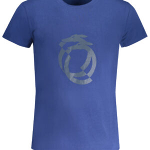 TRUSSARDI MEN'S SHORT SLEEVED T-SHIRT BLUE