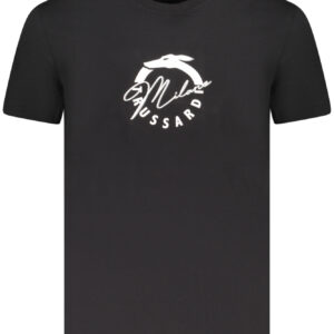 TRUSSARDI SHORT SLEEVE T-SHIRT MEN BLACK