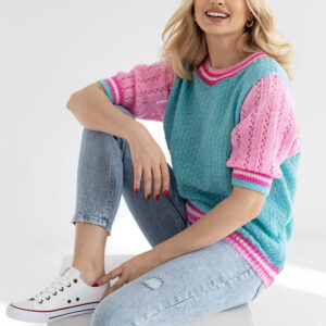 Trui met korte mouwen model 178641 PeeKaBoo