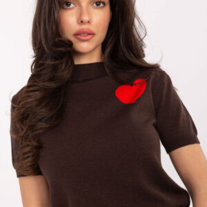 Trui met korte mouwen model 219593 Factory Price