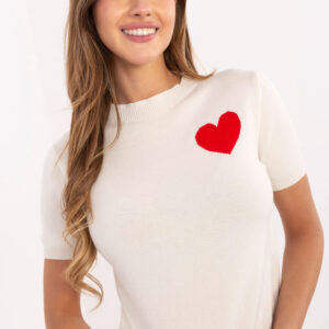 Trui met korte mouwen model 219972 Factory Price