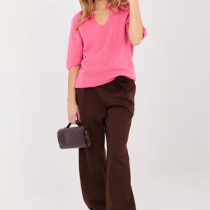 Trui met korte mouwen model 224868 Italy Moda