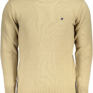 US GRAND MEN'S BEIGE SWEATER