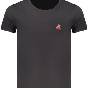 US GRAND MEN'S BLACK SHORT-SLEEVE T-SHIRT