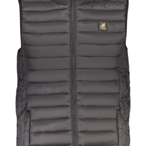 US GRAND MEN'S BLACK SLEEVELESS JACKET