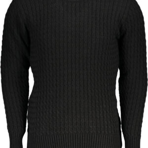 US GRAND MEN'S BLACK SWEATER