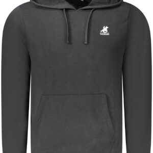 US GRAND MEN'S BLACK ZIP-UP SWEATSHIRT
