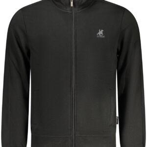 US GRAND MEN'S BLACK ZIP-UP SWEATSHIRT